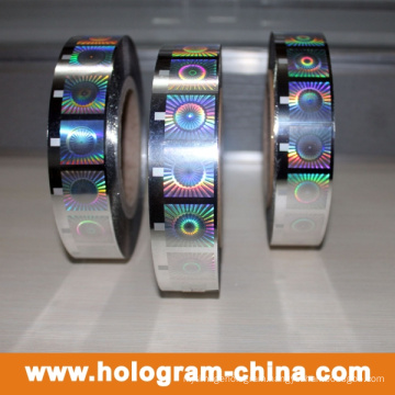 Anti-Fake Security Holographic Hot Foil Stamping